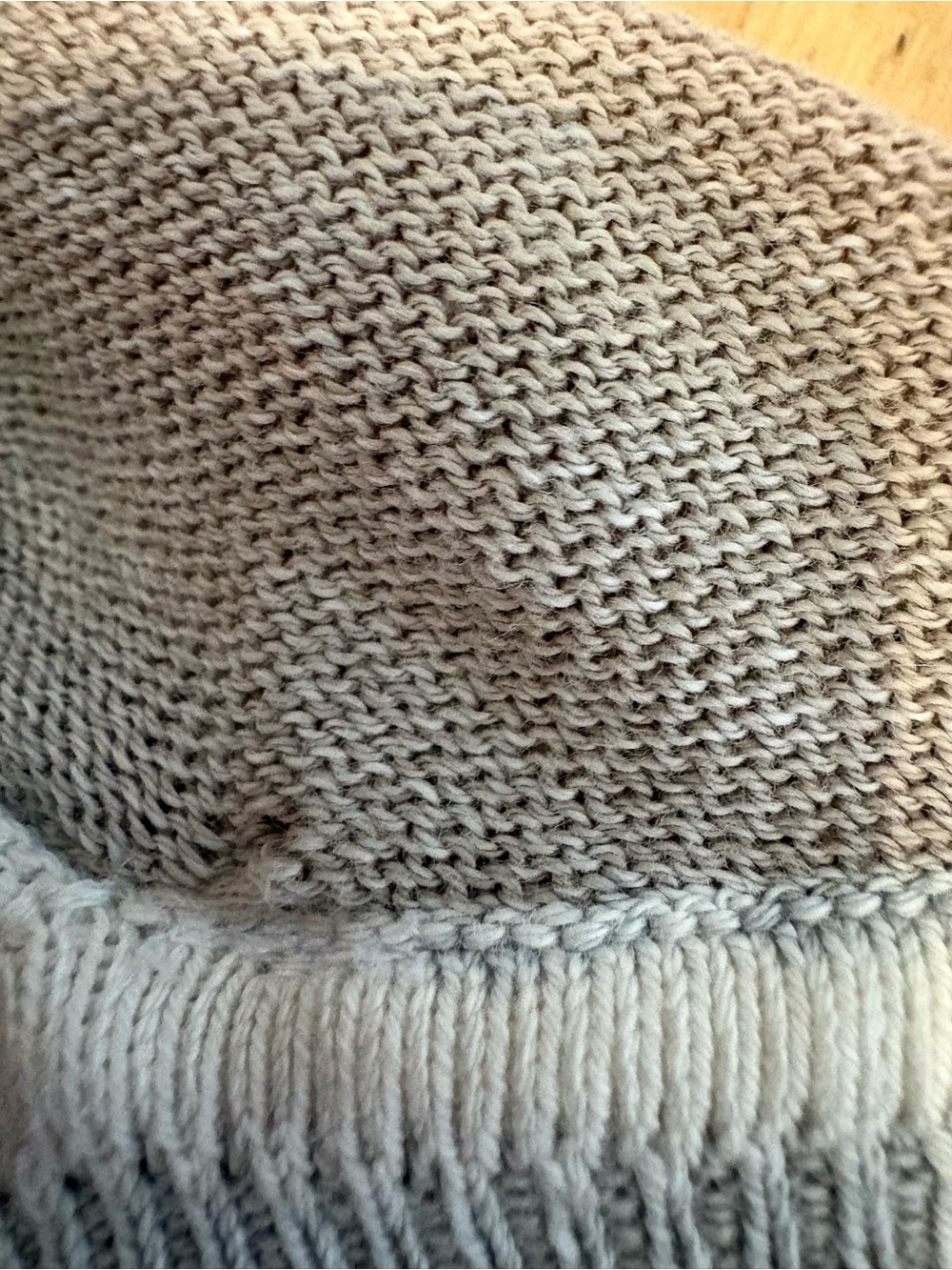 Free People We The Free Gibson V-Neck Pullover Sweater Petrified Wood Boho M - Picture 6 of 10